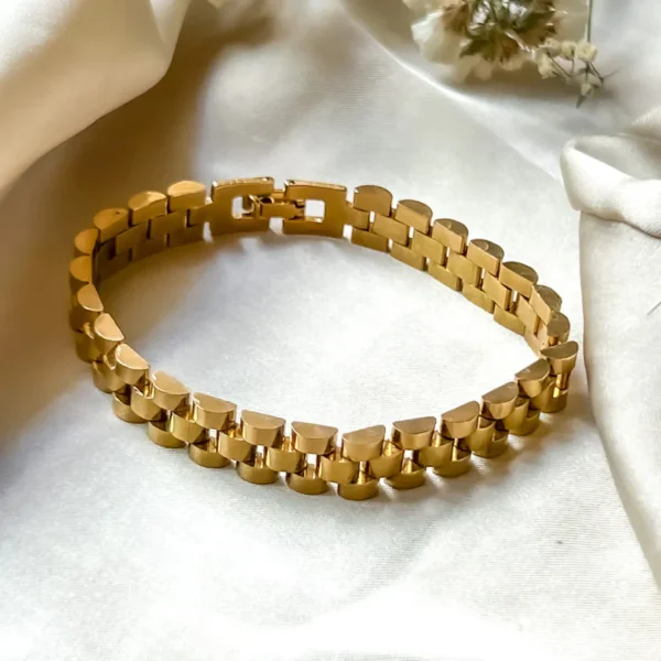 Luxe Bold Link Bracelet - Image 2